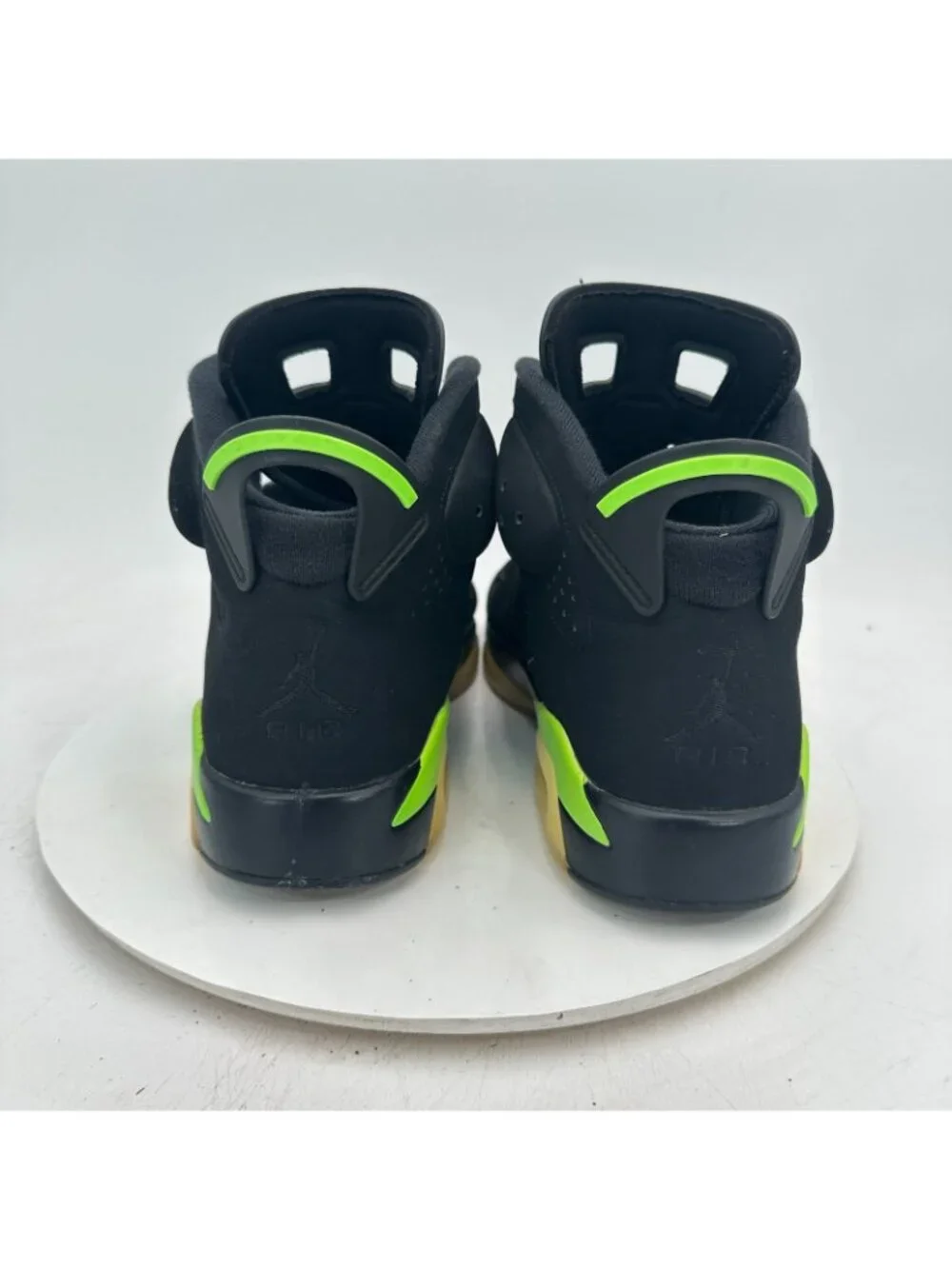 Nike Air Jordan 6 Retro Men Size 10 CT8529-003 Black Electric Green Shoes